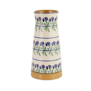 Nicholas Mosse Taper Vase Large Blue Blooms