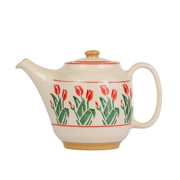 Nicholas Mosse Teapot Red Blooms