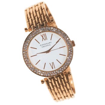 Tipperary Crystal Tempo Rose Gold Watch
