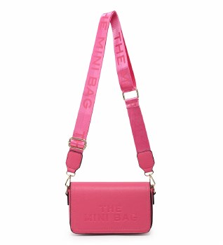 Tote The Mini Bag Fuschia Embossed