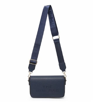 Tote The Mini Bag Navy Embossed
