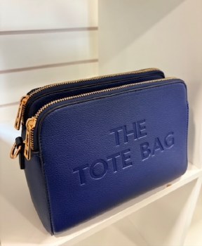 Tote Handbag Crossbody Navy