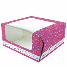 10" Cake box Sprinkles