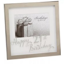21st Birthday Mirror 4x6 Frame