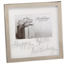 30th Birthday Mirror 4x6 Frame