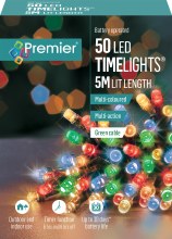 50 Colour LED Lights W/Timer