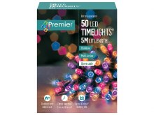 50 Rainbow LED Lights W/Timer