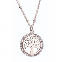 Newgrange Living - Jewellery Rose Gold Tree of Life Pendant