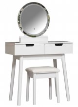 Hollywood Dressing Table LED Mirror Set Chloe