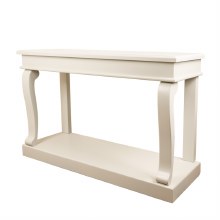 Tara Lane Scroll Console Table Ivory