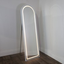 Tara Lane Modena LED Cheval Arch Mirror White 160*50cm