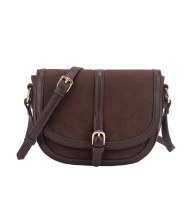 Gionni Handbags Amandine Crossbody Bag Dark Brown