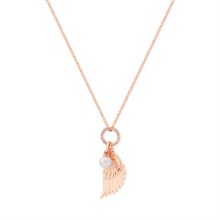 Tipperary Crystal Tipperary Crystal Angel Wings CZ Pearl Pendant
