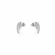 Tipperary Crystal Angel Wings Silver Earrings Mini Stud