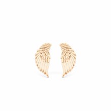 Tipperary Crystal Angel Wings Stud Earrings Gold