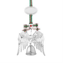 Newbridge Silverware Angel Wings with Bell Christmas Decoration