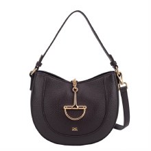 Gionni Handbags Aura Curved Hobo Bag Brown