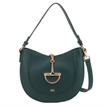 Gionni Handbags Aura Curved Hobo Bag Green