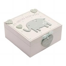 Petit Cheri Baby Keepsake Box Blue 16*16cm
