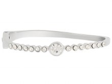 Indulgence Bangle Crystal Rhodium Hinge