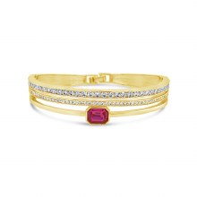 Absolute Jewellery BANGLE FUCHSIA BA262FU