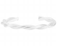 Indulgence Bangle Silver Twist Cuff Bangle