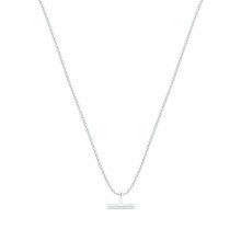 Tipperary Crystal Bar Pendant Silver