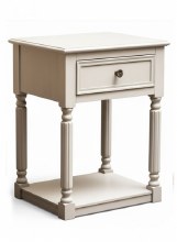 Grange Living Table Pebble Grey 1 Drawer