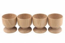 Beech Egg Cups Set of 4