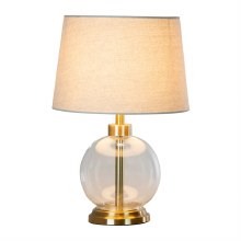 Tara Lane Bella Glass Lamp Gold 45cm