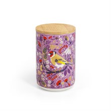 Tipperary Crystal Birdy Storage Jar Goldfinch