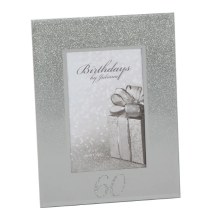 Birthday Frame 60th Glitter