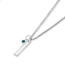 Newbridge Silverware Birthstone Pendant December