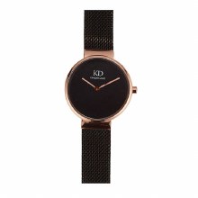 Knight and Day Jewellery  Black Mesh Band Watch