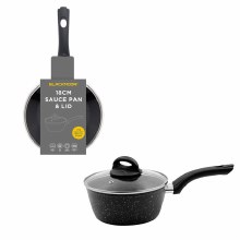 Blackmoor Stone Sauce Pan & Lid 18cm
