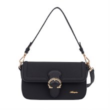 Hampton Handbags Blossom Shoulder Bag Black