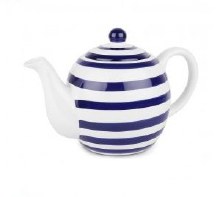 Newbridge Silverware Blue Stripe Teapot