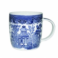 Blue Willow Barrell Mug 12oz