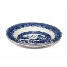 Blue Willow Rim Soup Dish