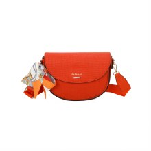 Gionni Handbags Borneo Saddle Bag & Scarf Orange