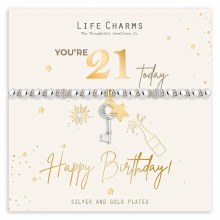 Life Charms Bracelet 21st Birthday