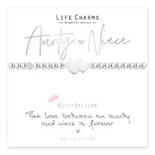 Life Charms Bracelet Aunty & Niece