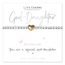 Life Charms Bracelet God-Daughter