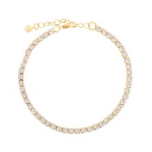 Indulgence Bracelet Gold CZ Crystal