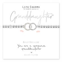 Life Charms Bracelet Gorgeous Granddaughter