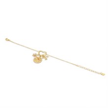 Newbridge Silverware Bracelet Hummingbird Charm Gold Plated