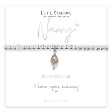 Life Charms Bracelet I Love You Nanny