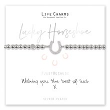 Life Charms Bracelet Lucky Horseshoe