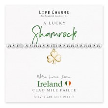 Life Charms Bracelet Shamrock