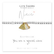 Life Charms Bracelet Special Niece